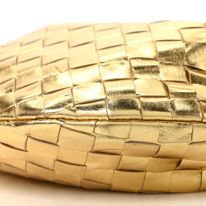 Bottega Veneta Metallic Nappa Intrecciato Mini Jodie Gold 9 of 9