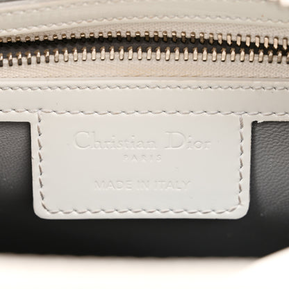 Christian Dior Patent Micro-Cannage Medium Lady Dior White 6 of 19