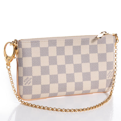 Louis Vuitton Damier Azur Pochette Milla MM 3 of 6
