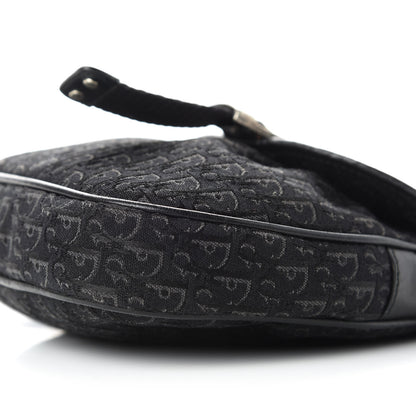 Christian Dior Monogram Crossbody Bag Black 7 of 8