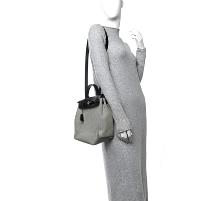 Hermes Vache Hunter Criss Viking Herbag Zip Retourne 31 PM Ecru Black 2 of 12