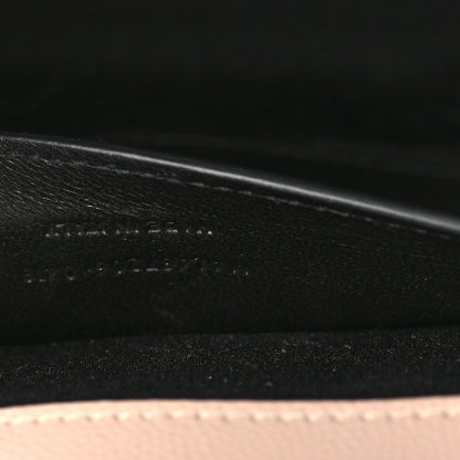 Saint Laurent Grain De Poudre Textured Mixed Matelasse Medium Triquilt Monogram Satchel Marble Pink 7 of 10