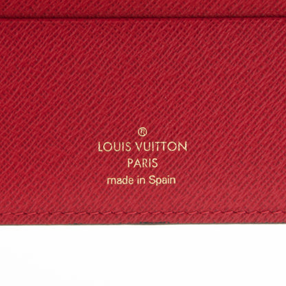 Louis Vuitton Damier Ebene Insolite Wallet Red 6 of 6