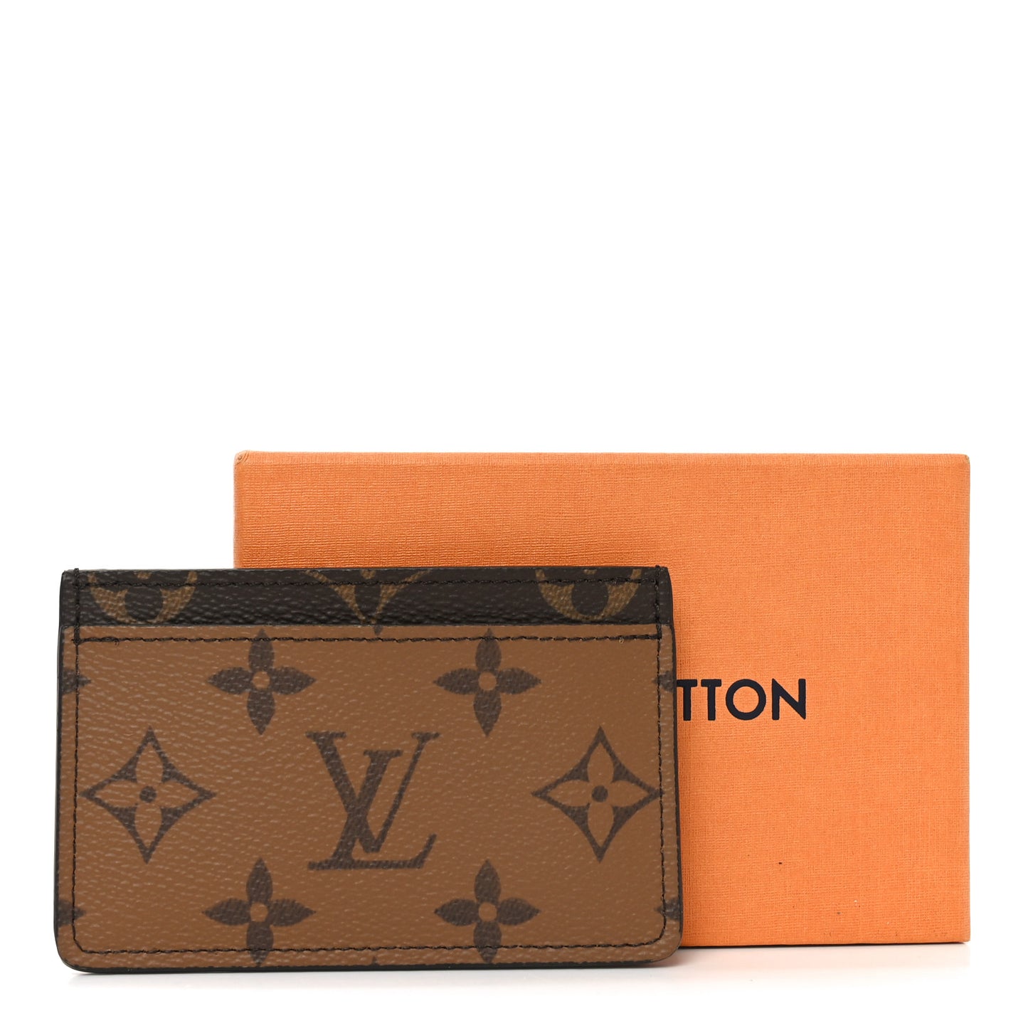 Reverse Monogram Card Holder