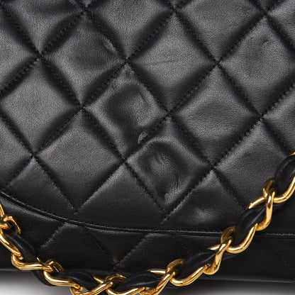 Chanel Lambskin Quilted XL Jumbo Single Flap Black 14 of 14