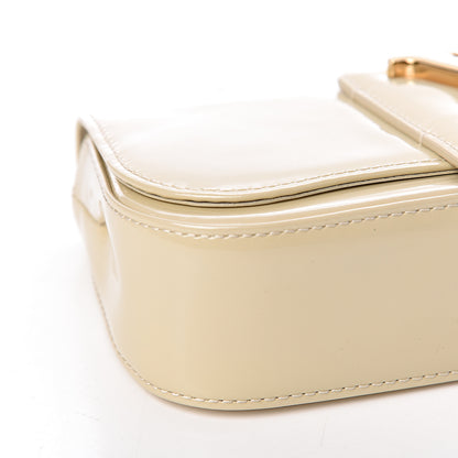 Louis Vuitton Patent Sobe Clutch Blanc Corail 7 of 9