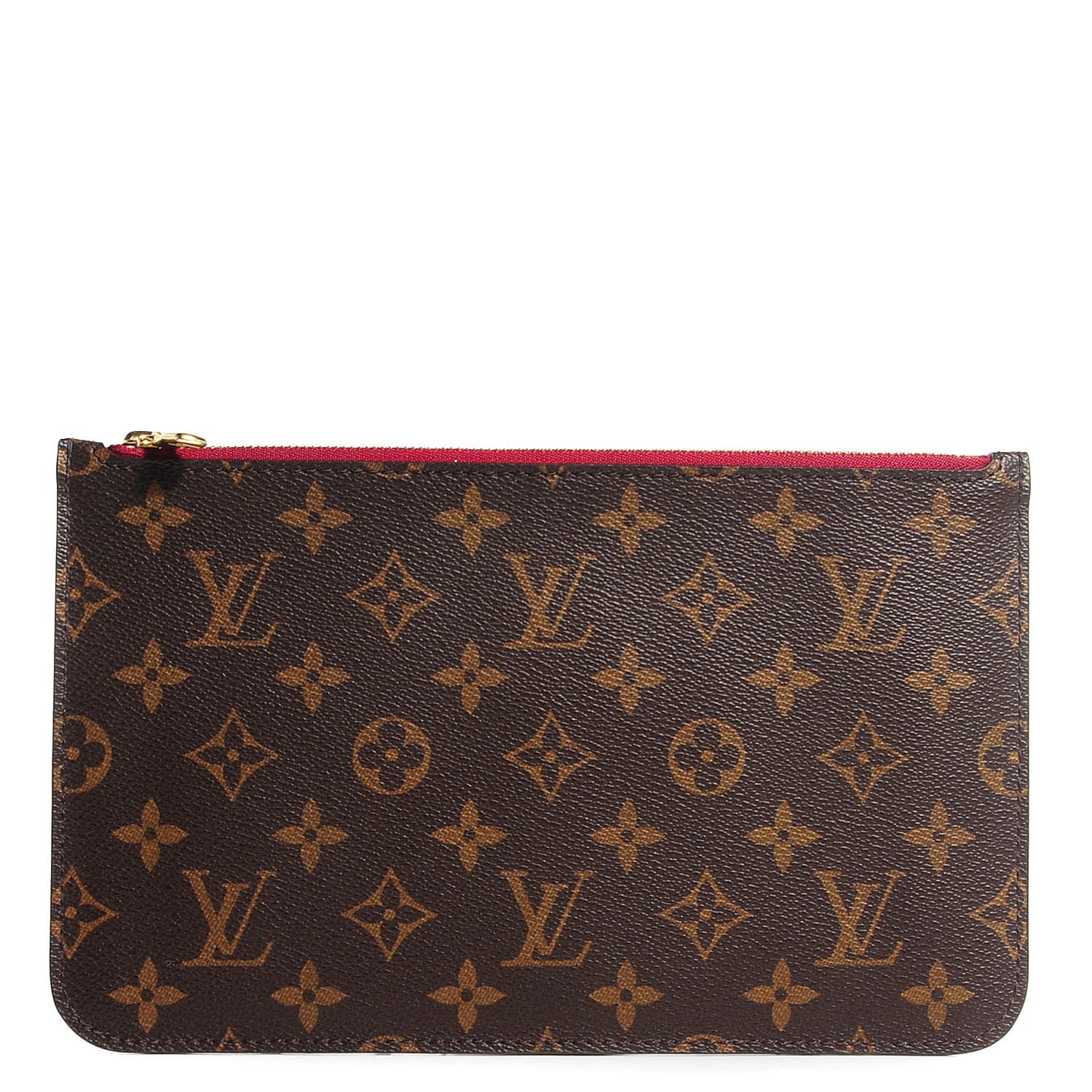 Louis Vuitton Monogram Neverfull MM GM Pochette Fuchsia 1 of 7