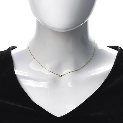 Cartier 18K Yellow Gold Diamond SM D'Amour Pendant Necklace 2 of 5