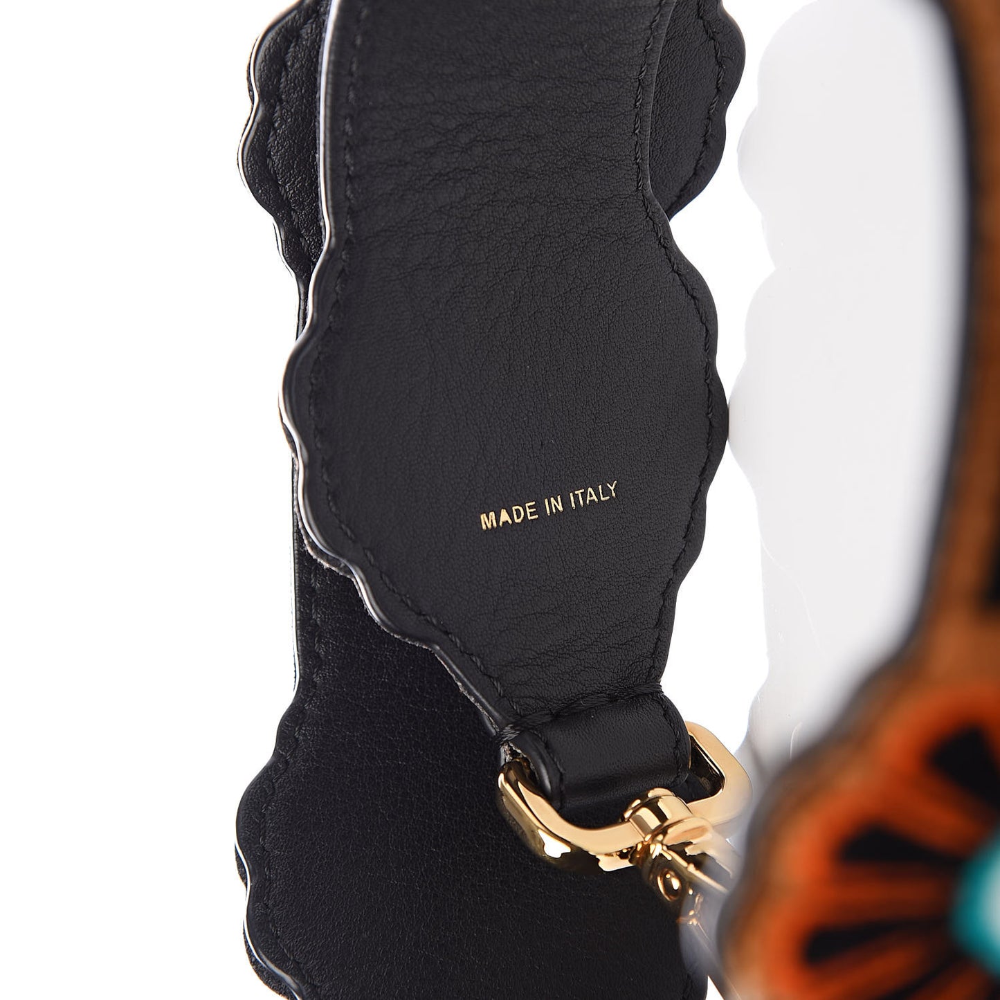 Velvet Vitello Dolce Fun Fair Embroidered Strap You Tobacco Multicolor
