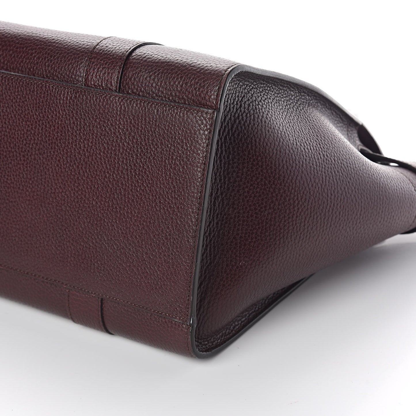 Grain Vegetable Tanned Calfskin Zipped Bayswater Oxblood
