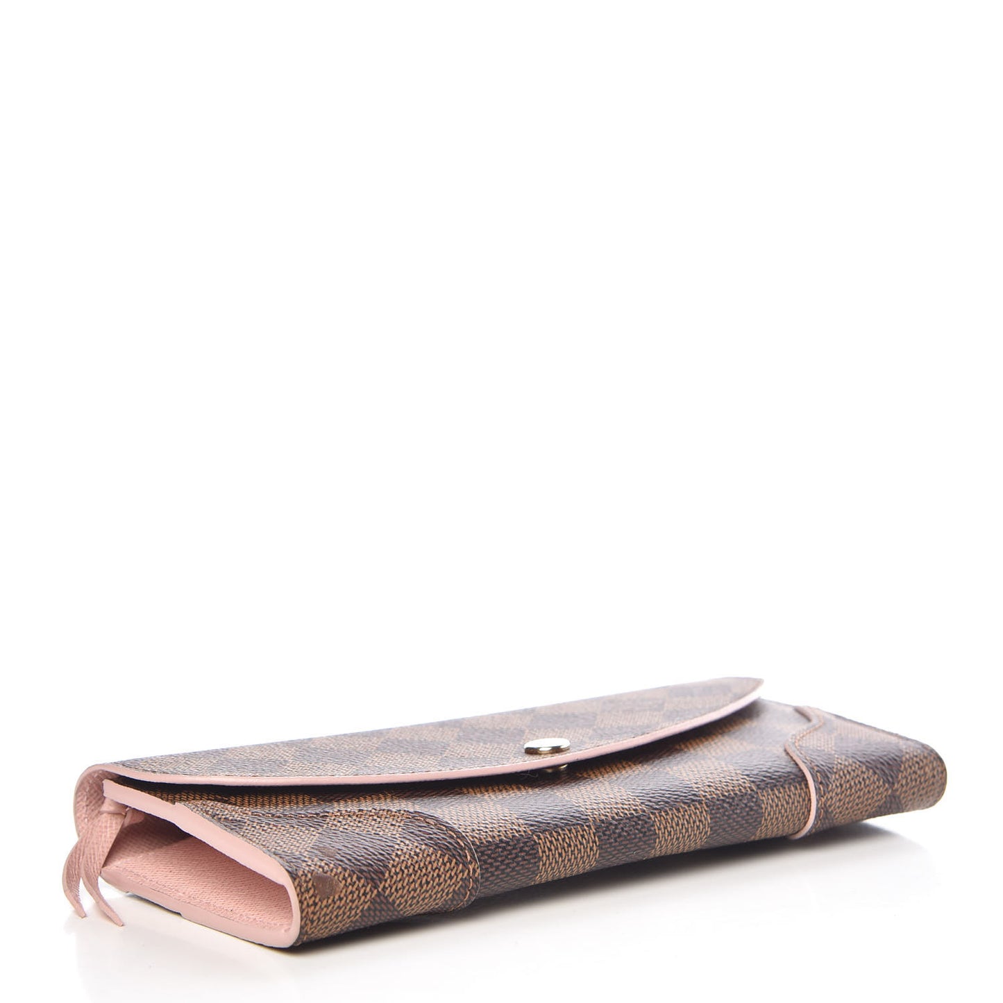 Damier Ebene Caissa Wallet Rose Ballerine