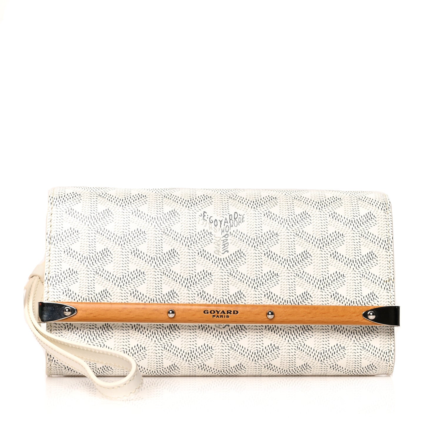 Goyardine Monte Carlo Mini Phone Case White