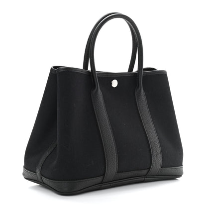 Hermes Toile Militaire Negonda Garden Party 30 TPM Black 3 of 10