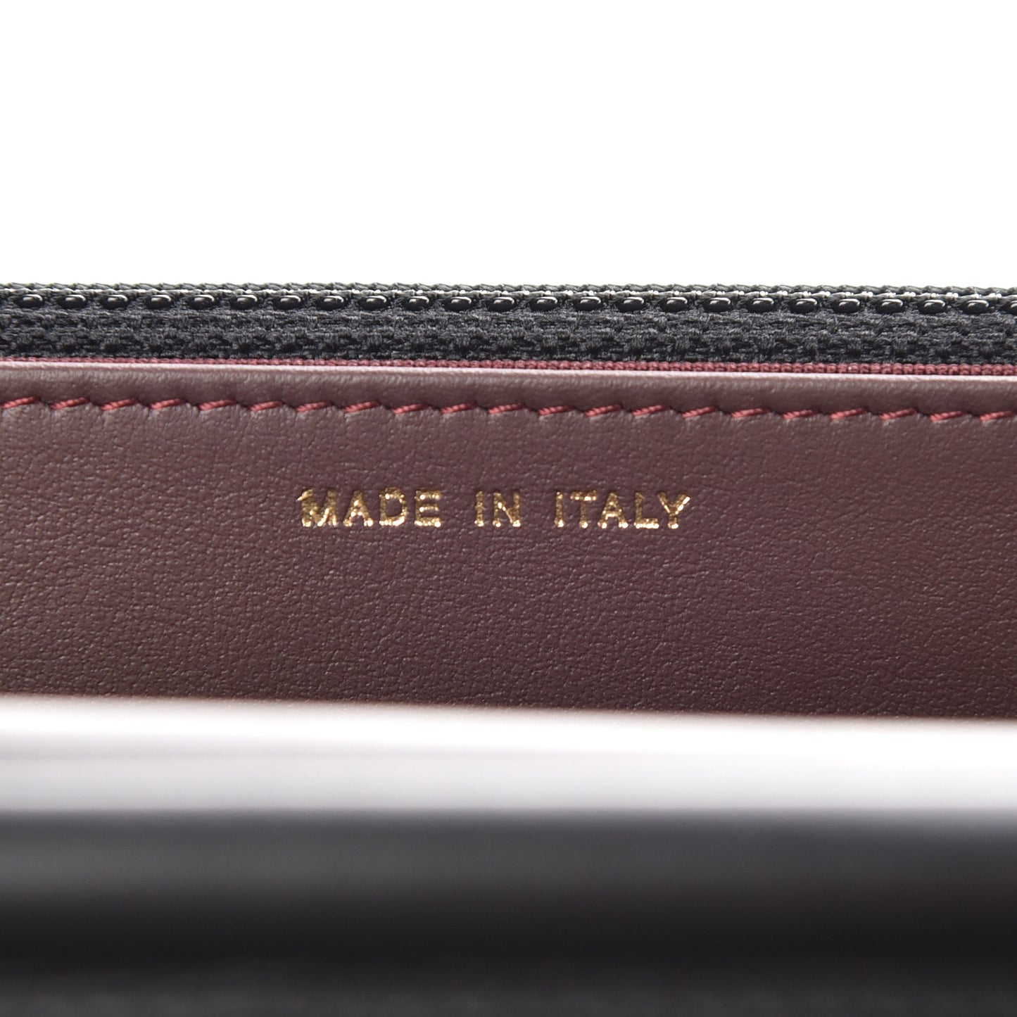Aged Calfskin Quilted Lucky Charms 2.55 Reissue Wallet On Chain WOC Black