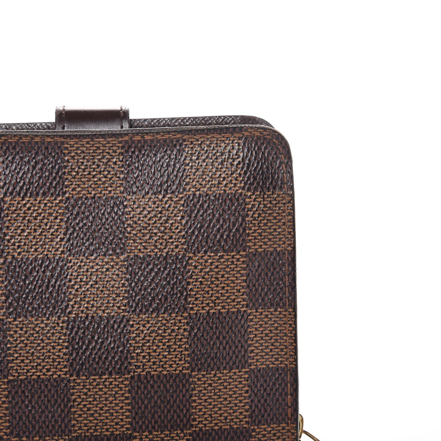 Damier Ebene Zippe Zipped Compact Wallet