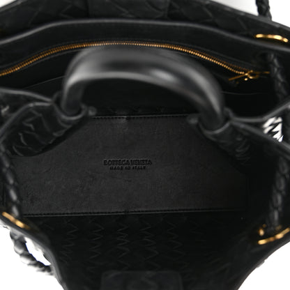 Bottega Veneta Nappa Intrecciato Small Andiamo Shoulder Bag Black 5 of 14