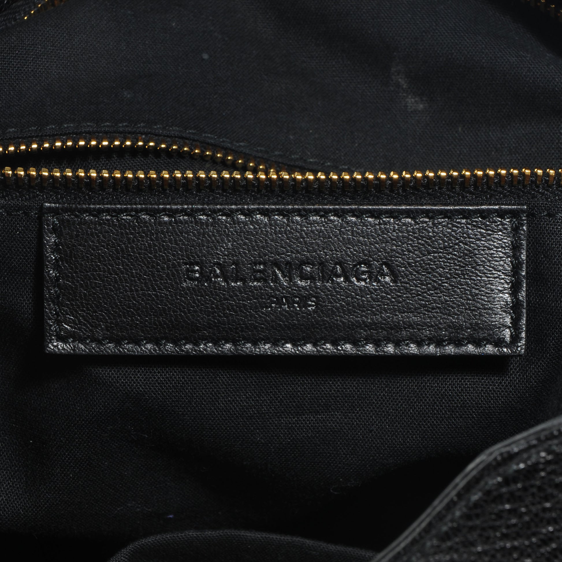 Balenciaga Chevre Metallic Edge Velo Black 6 of 9