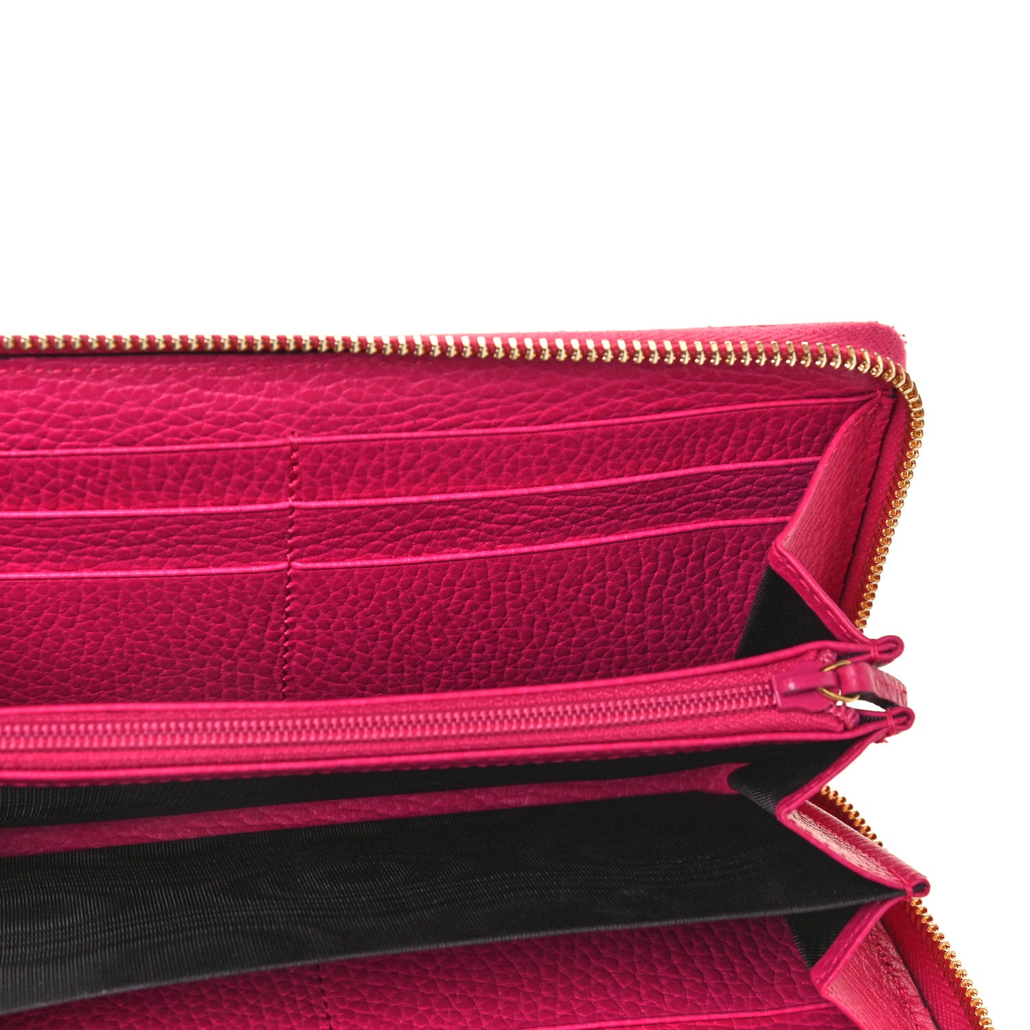 Gucci Dollar Calfskin GG Marmont Zip Around Wallet Box Pink 9 of 10