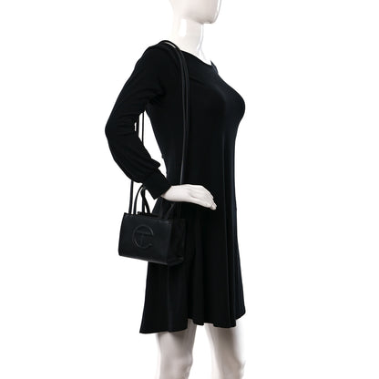 Telfar Vegan Leather Small Shopping Bag Black 2 of 8