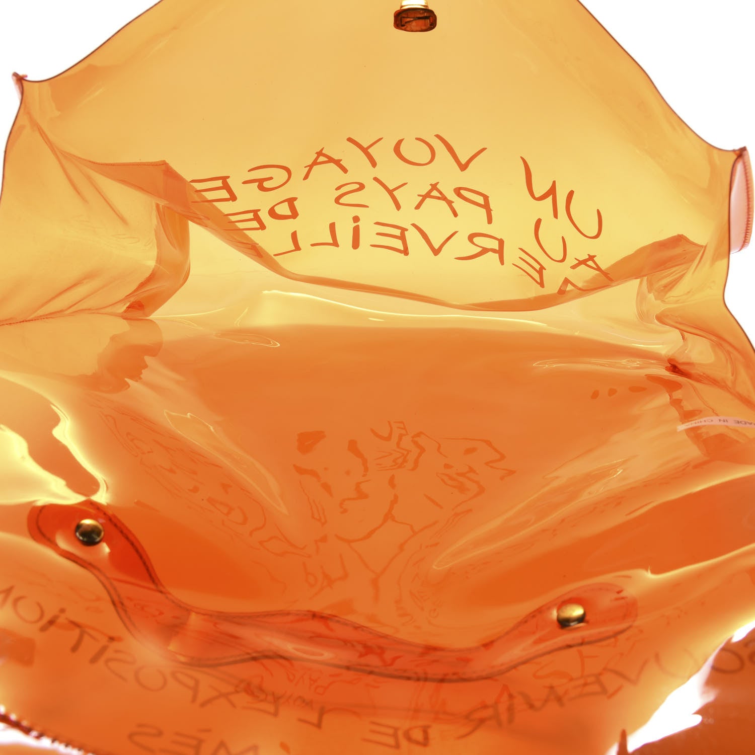 Hermes Vinyl Souvenir De L'Exposition Kelly Orange 5 of 13