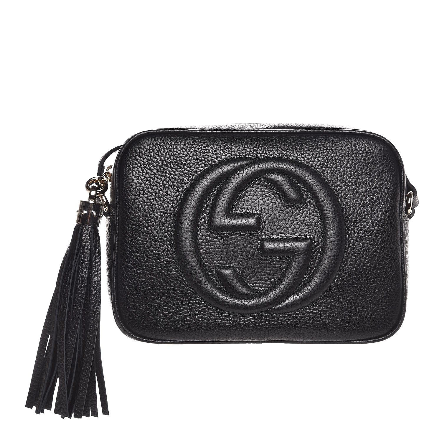 Gucci Pebbled Calfskin Small Soho Disco Bag Black 1 of 7