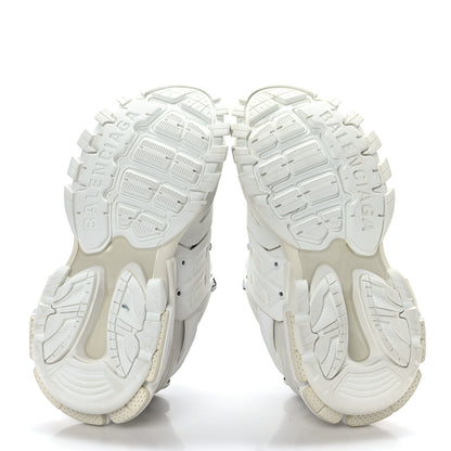 Balenciaga Rubber Fabric Bi-Color Womens Track Sneakers 36 White Black 6 of 7