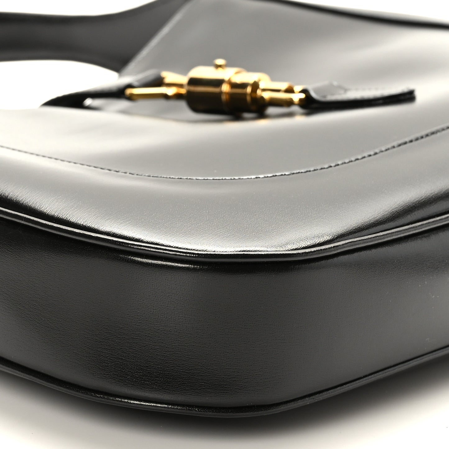 Boarded Dyana Lux Calfskin Medium Jackie 1961 Hobo Black