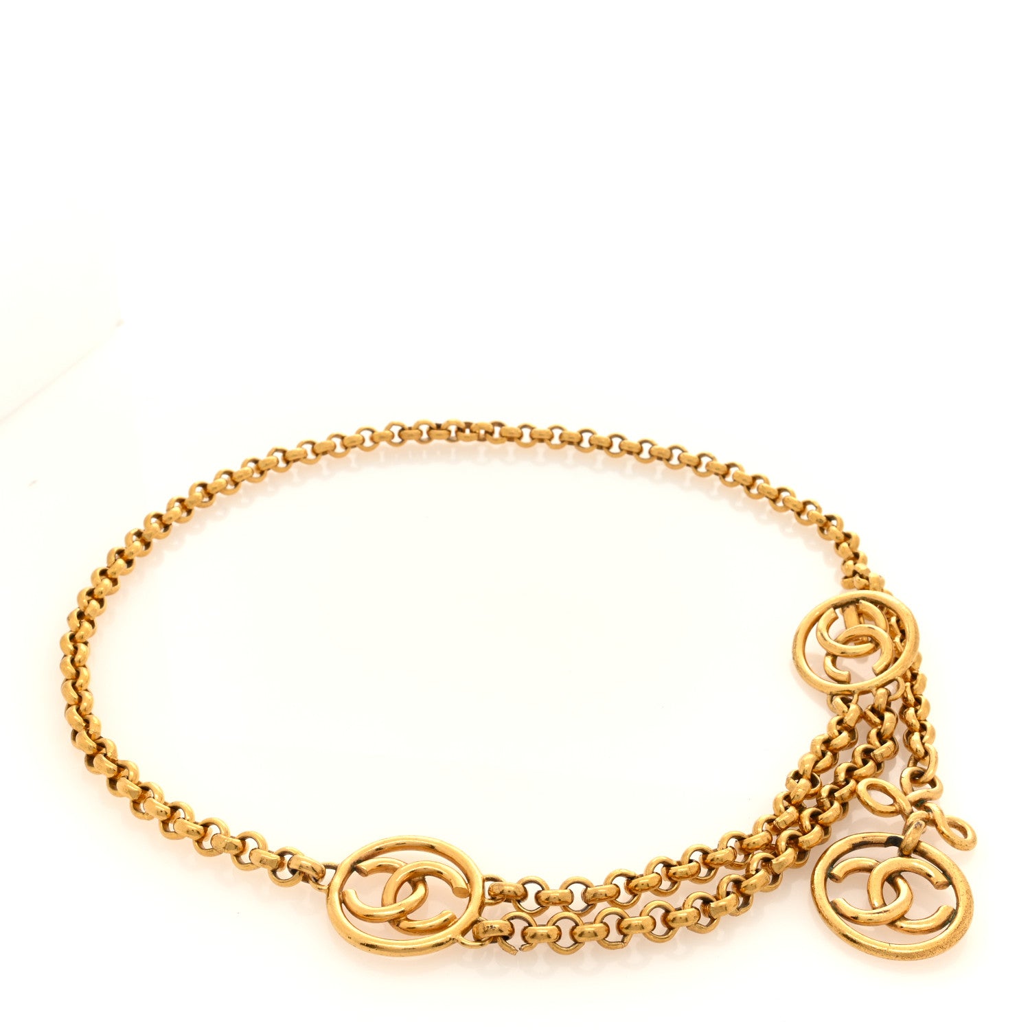 Chanel Metal Chain CC Belt Gold 1 of 3
