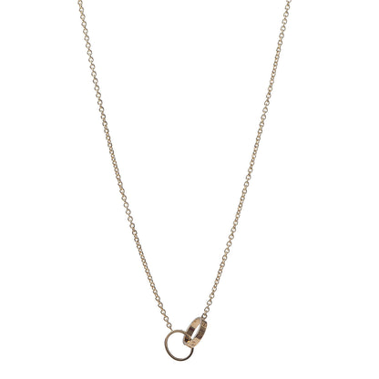 Cartier 18K Yellow Gold Interlocking LOVE Necklace 1 of 8