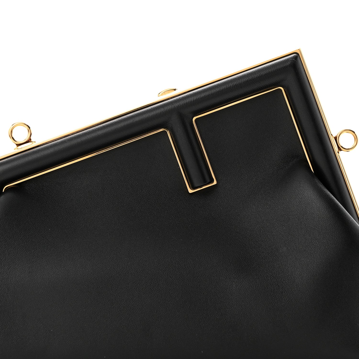 Fendi Shiny Nappa Small Fendi First Black 7 of 9