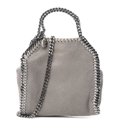 Stella McCartney Shaggy Deer Tiny Falabella Tote Grey 1 of 10