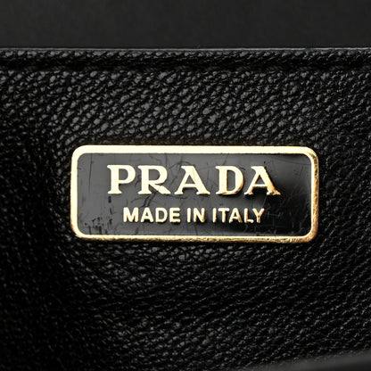 Prada City Calf Saffiano Cahier Bag Black 6 of 10