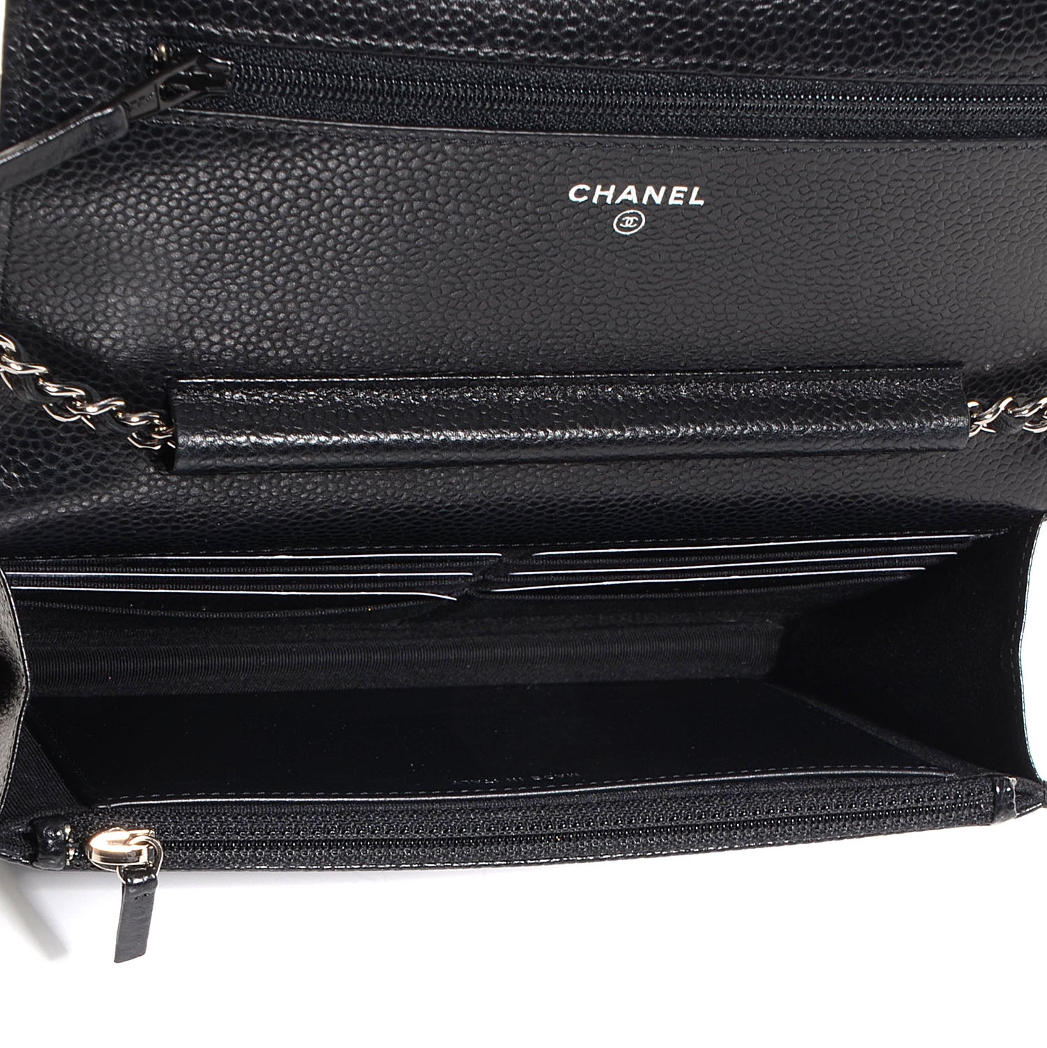 Chanel Caviar Quilted Wallet On Chain WOC Black 6 of 9