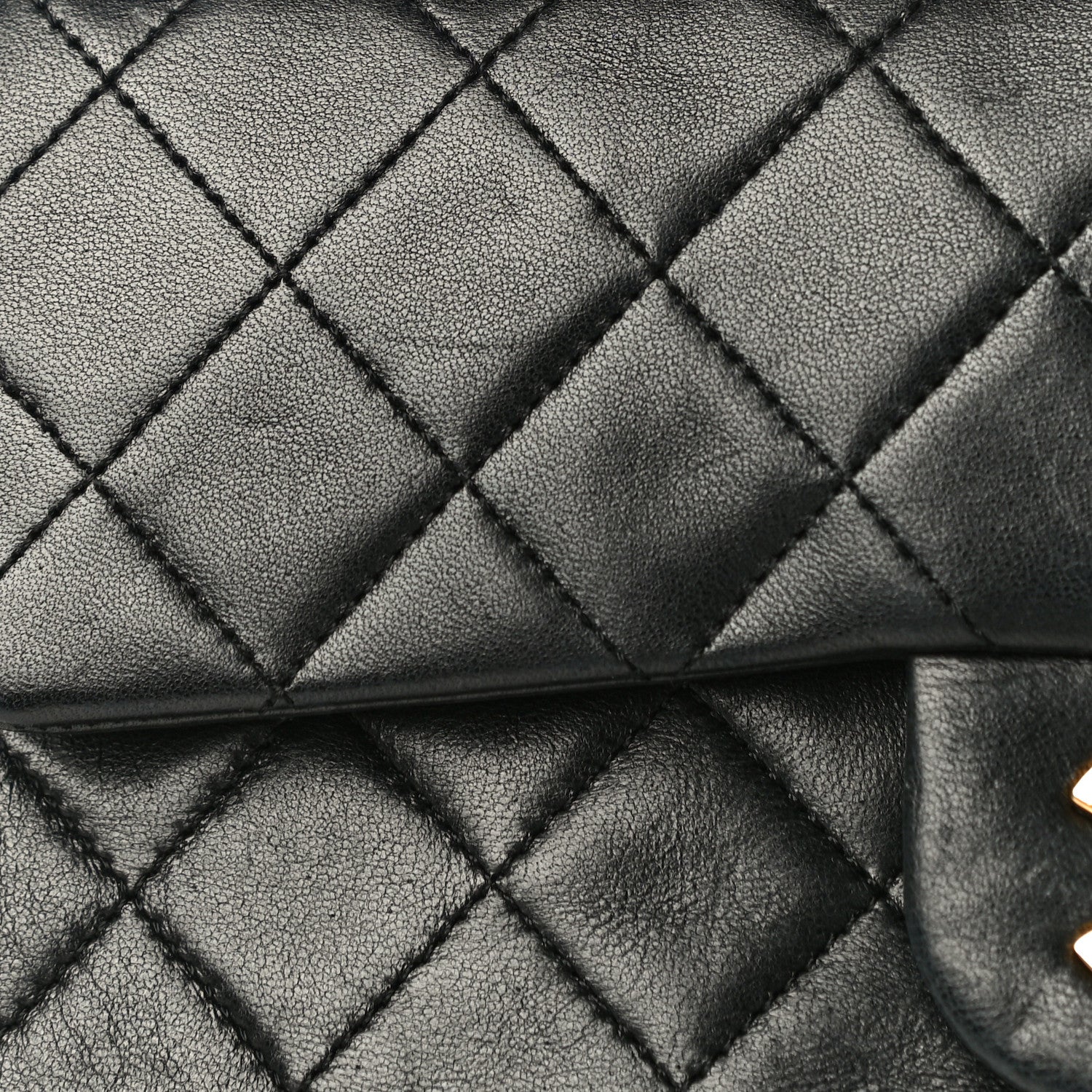 Chanel Lambskin Quilted Small Double Flap Black 11 of 26