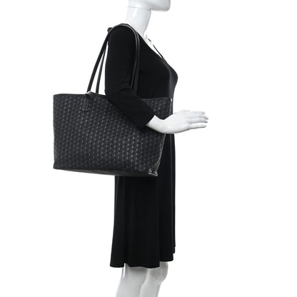 Moynat Calfskin Canvas 1920 M Monogram MM Tote Black Multicolor 2 of 9