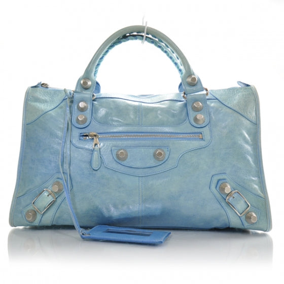 Balenciaga Agneau Giant Work Bleu Layette 1 of 14