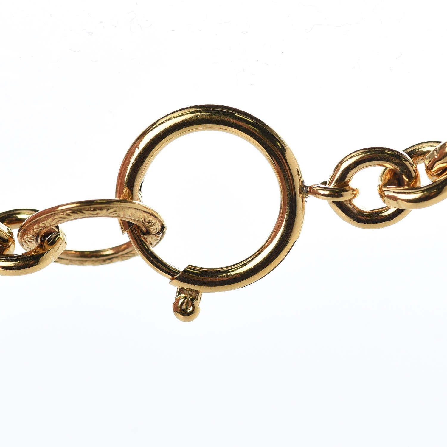 Chanel CC Pendant Necklace Gold 4 of 7