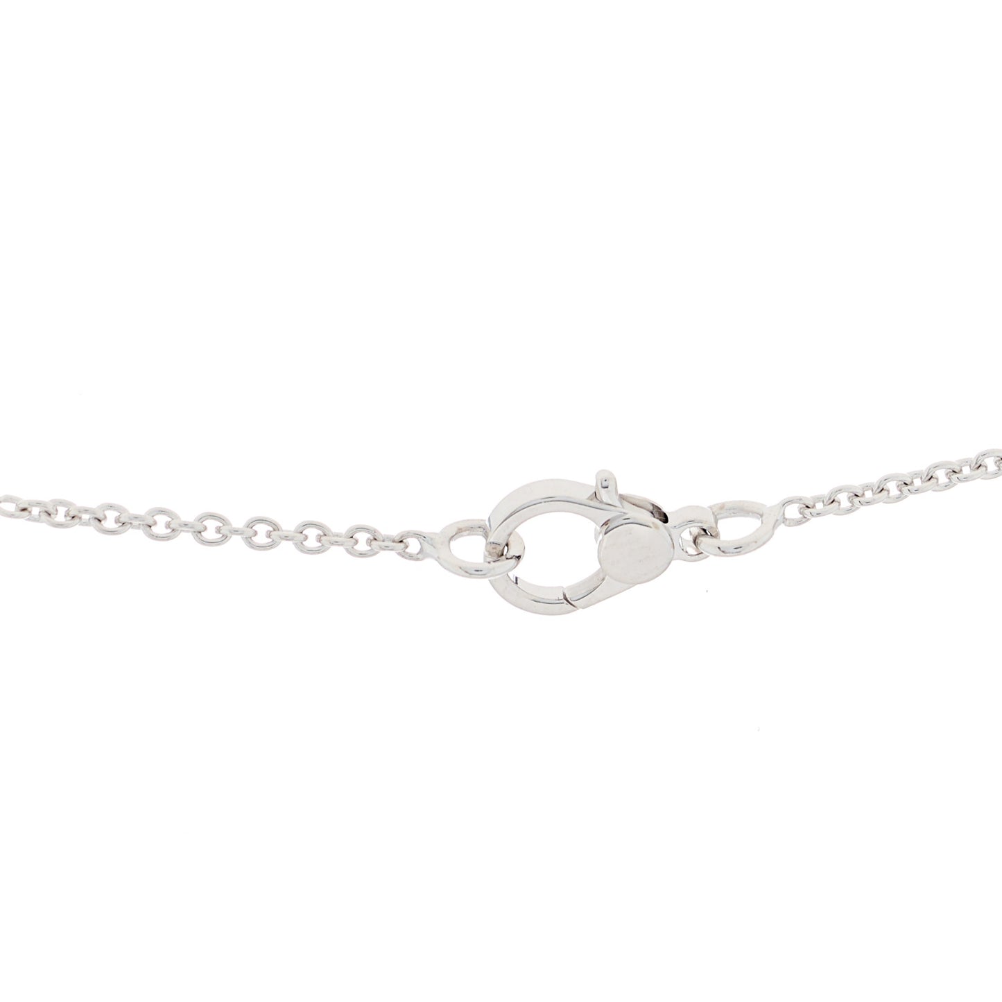 18K White Gold Diamond Finesse Pendant Necklace