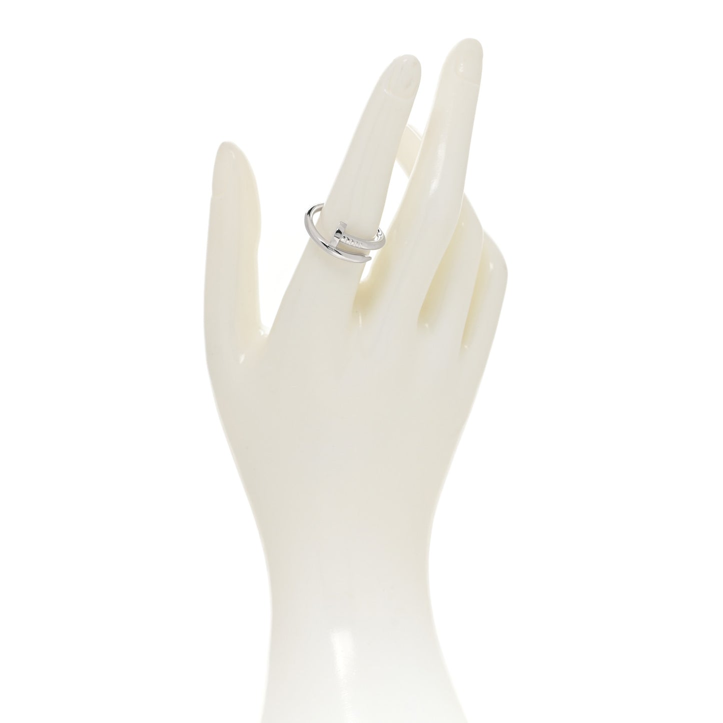 18K White Gold Juste Un Clou Ring 57 8