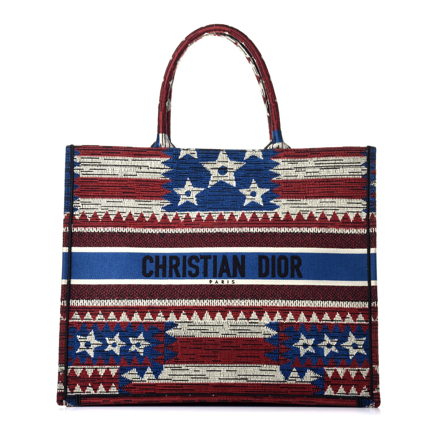 Canvas Embroidered Exclusive US Book Tote Multicolor