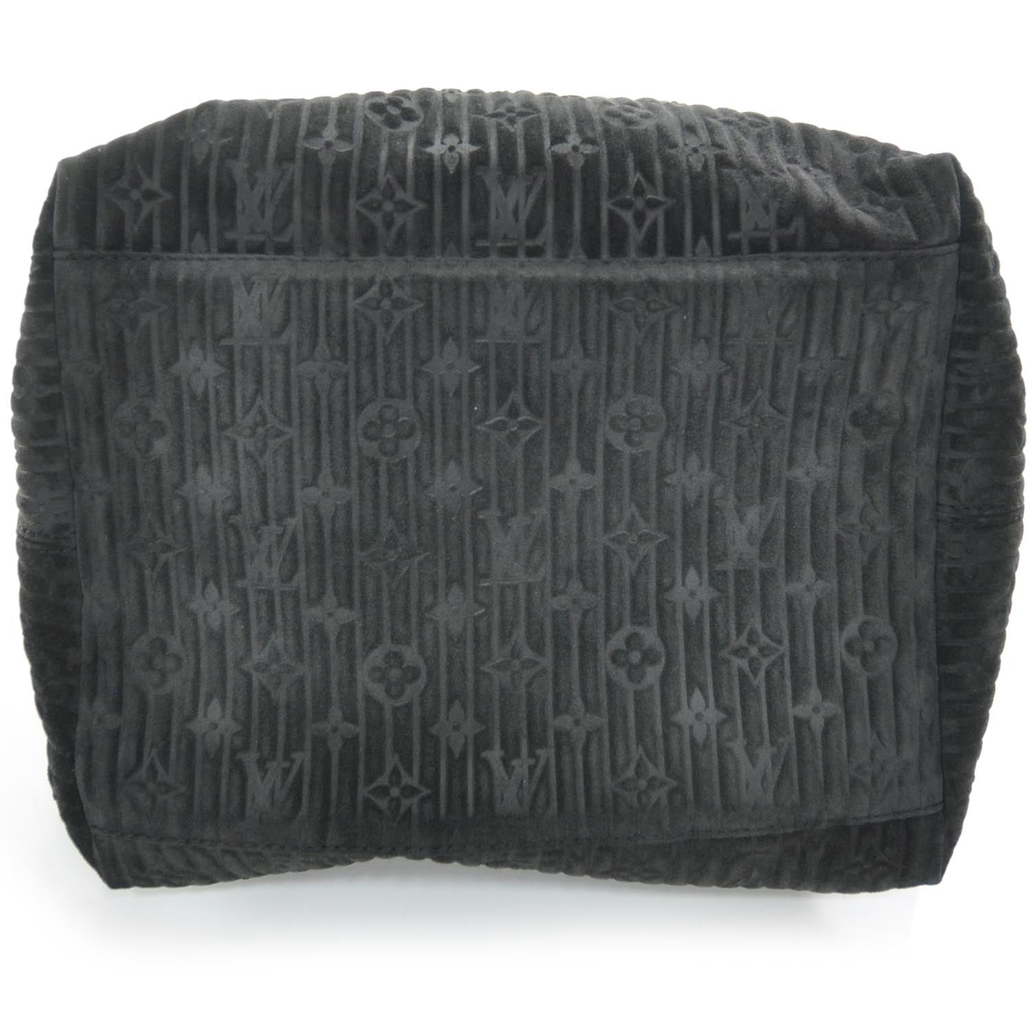 Louis Vuitton Suede Python Monogram Whisper GM Khol 4 of 8
