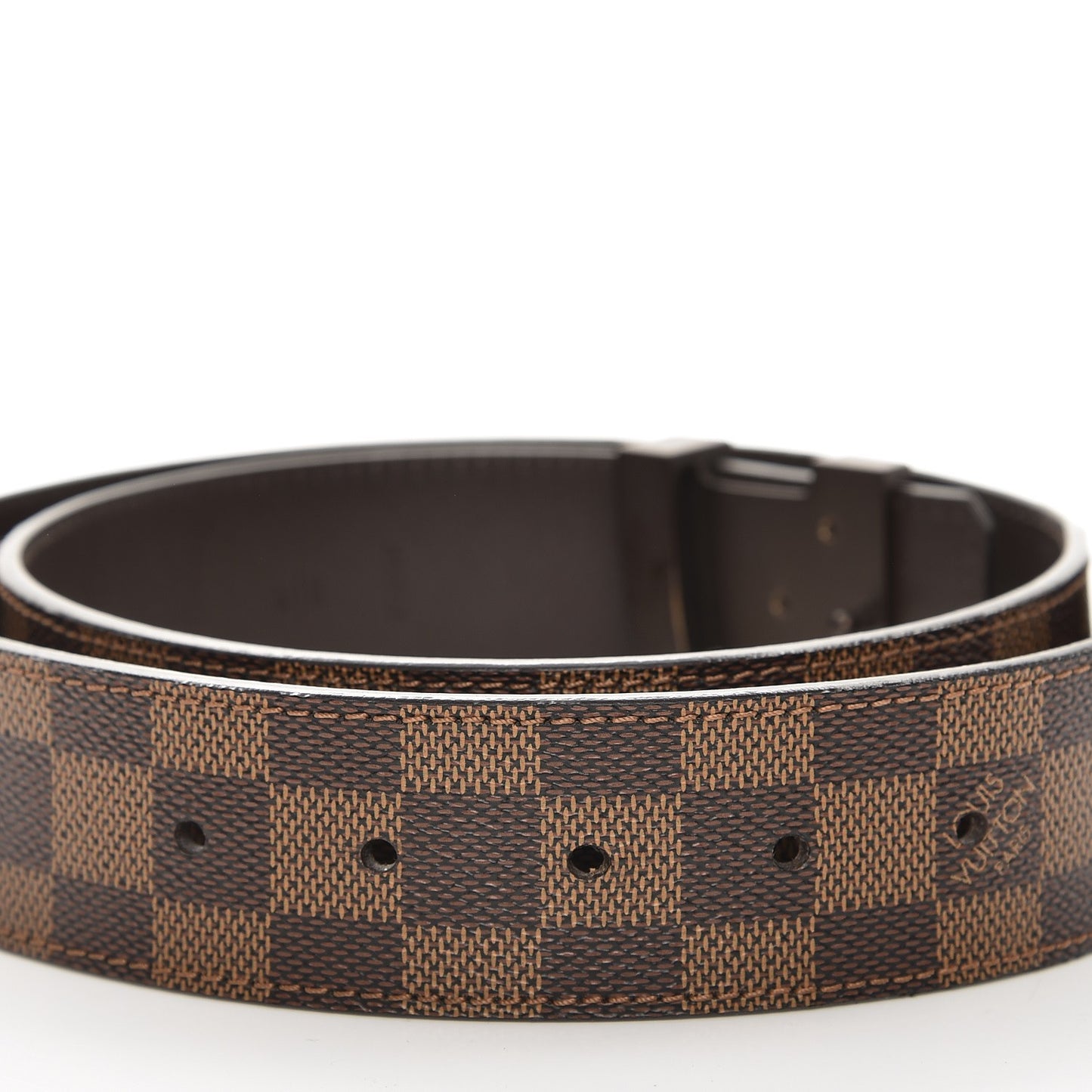 Damier Ebene 40mm LV Initiales Belt 85 34