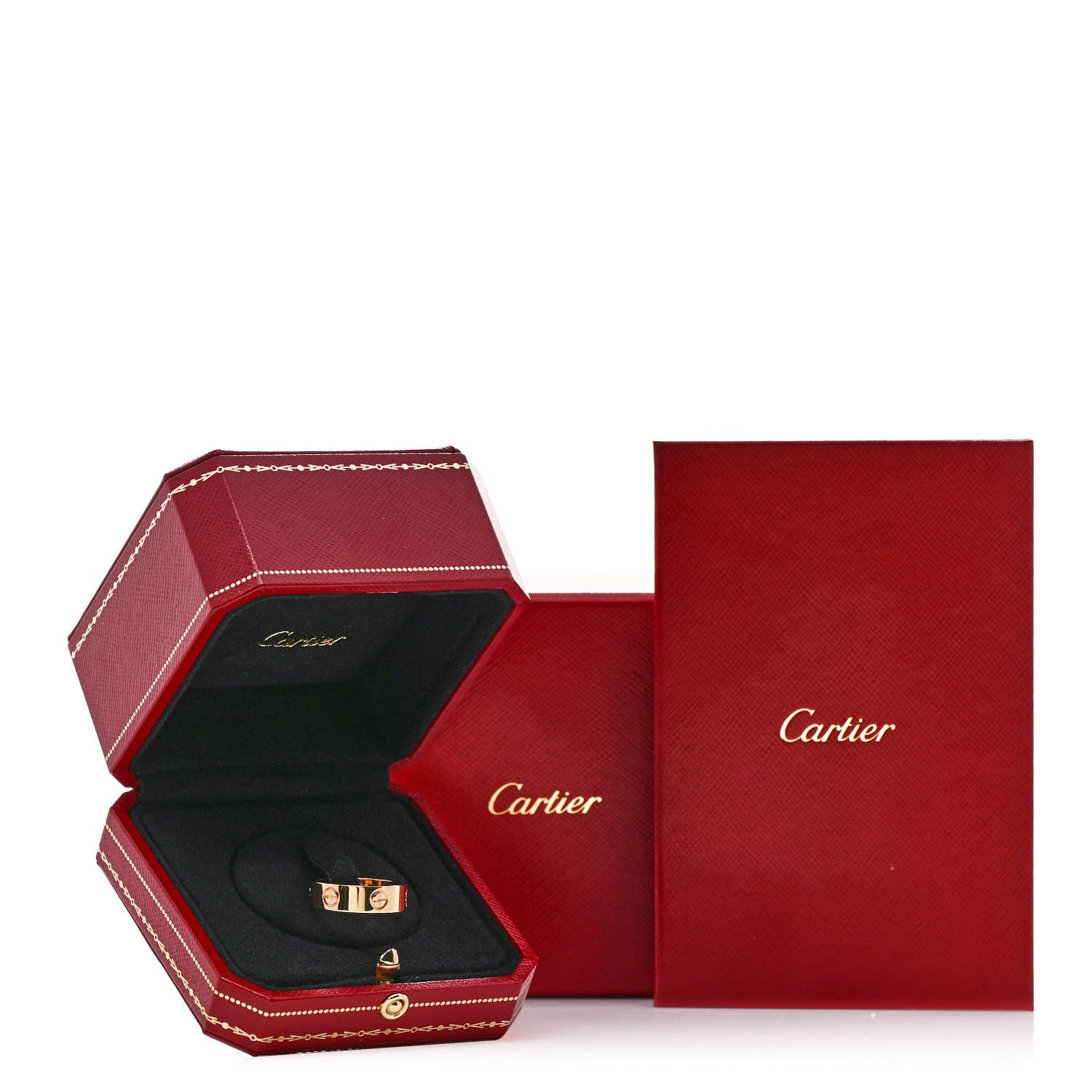 Cartier 18K Yellow Gold 5.5mm LOVE Ring 51 5.75 5 of 5