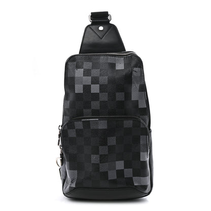 Louis Vuitton Damier Graphite Pixel Avenue Sling Backpack Gris 2 of 27
