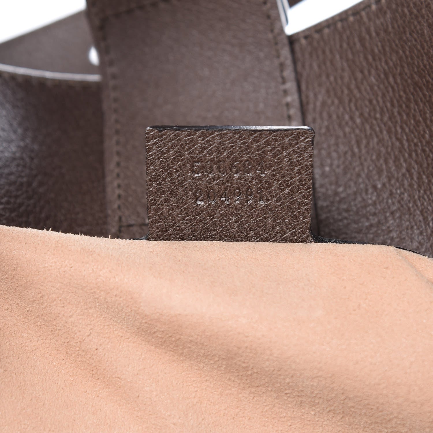 Gucci Calfskin Web Large Top Handle Bag Brown 7 of 17