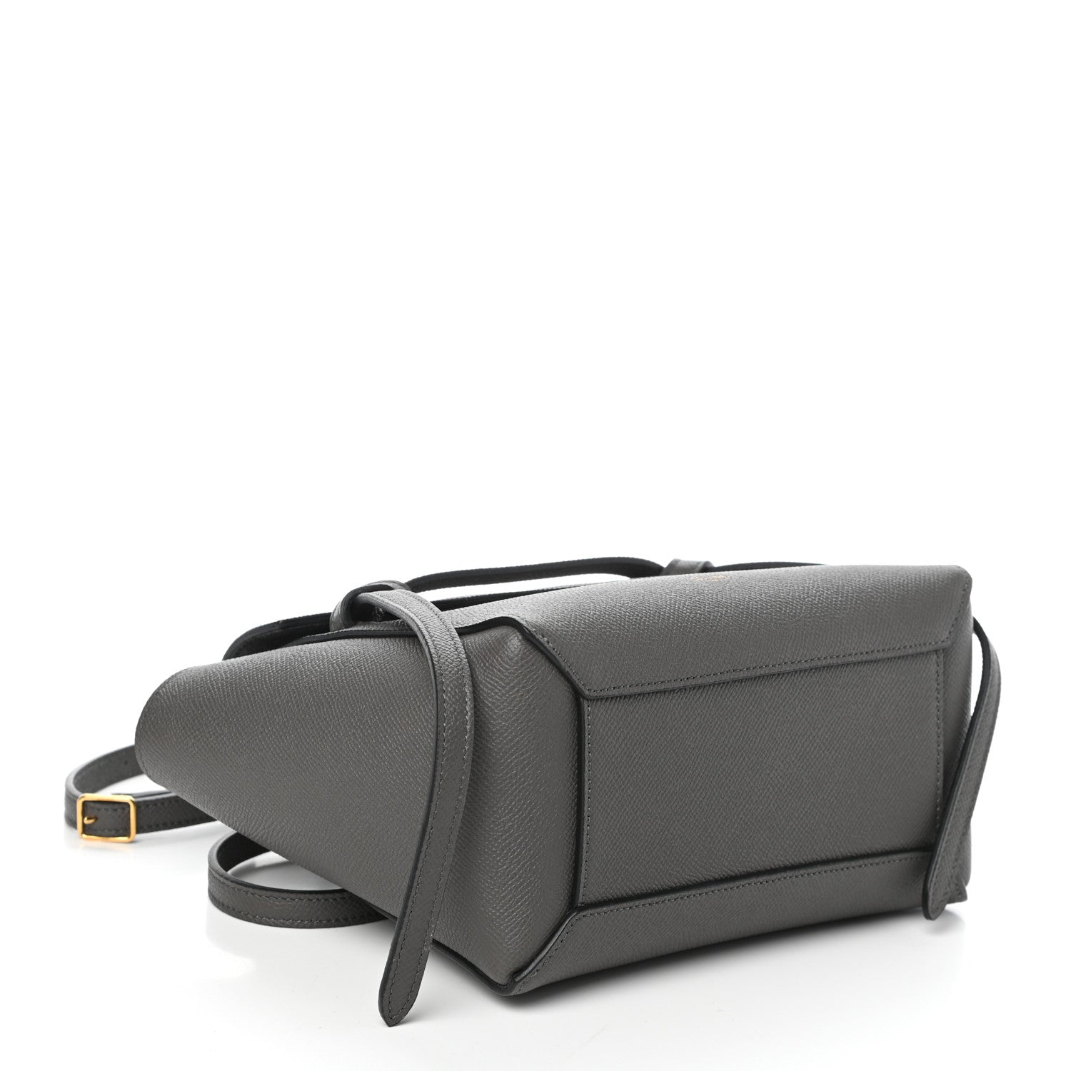 Celine Grained Calfskin Nano Belt Bag Grey 4 of 9