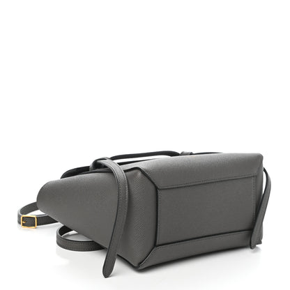 Celine Grained Calfskin Nano Belt Bag Grey 4 of 9