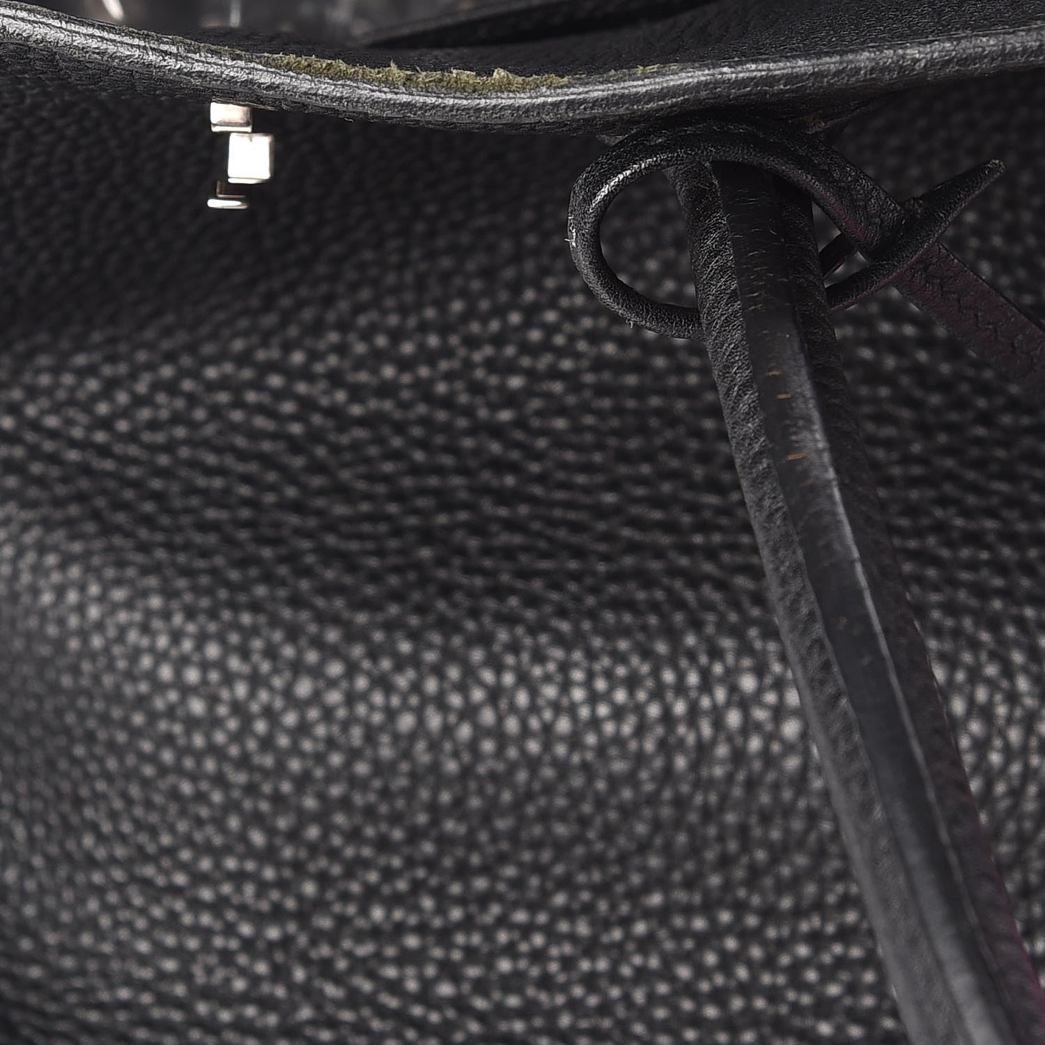 Hermes Taurillon Clemence Birkin 35 Black 13 of 39