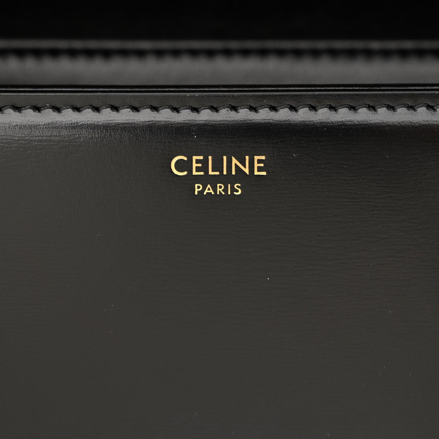 Shiny Calfskin Teen Triomphe Black