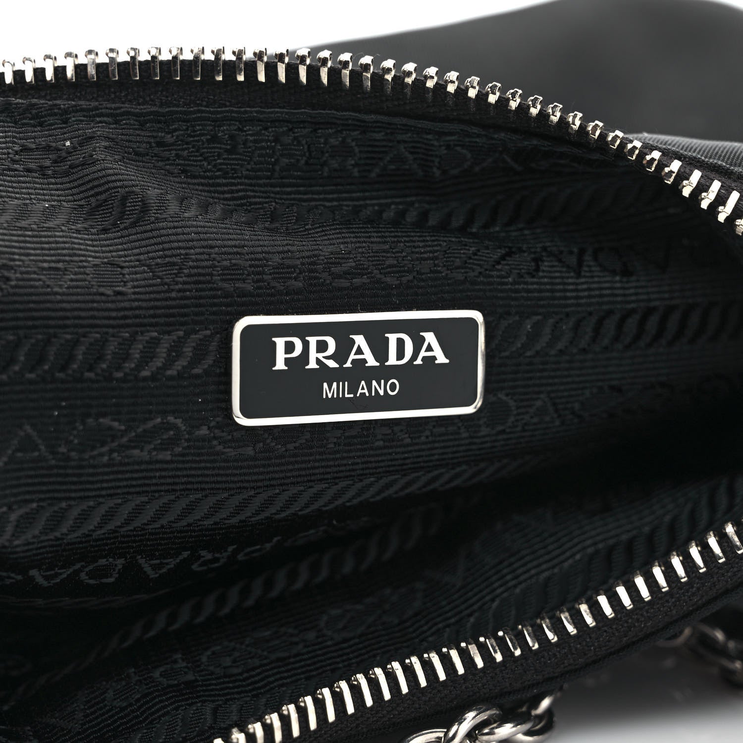 Prada Nylon Re-Edition 2005 Shoulder Bag Black 6 of 9